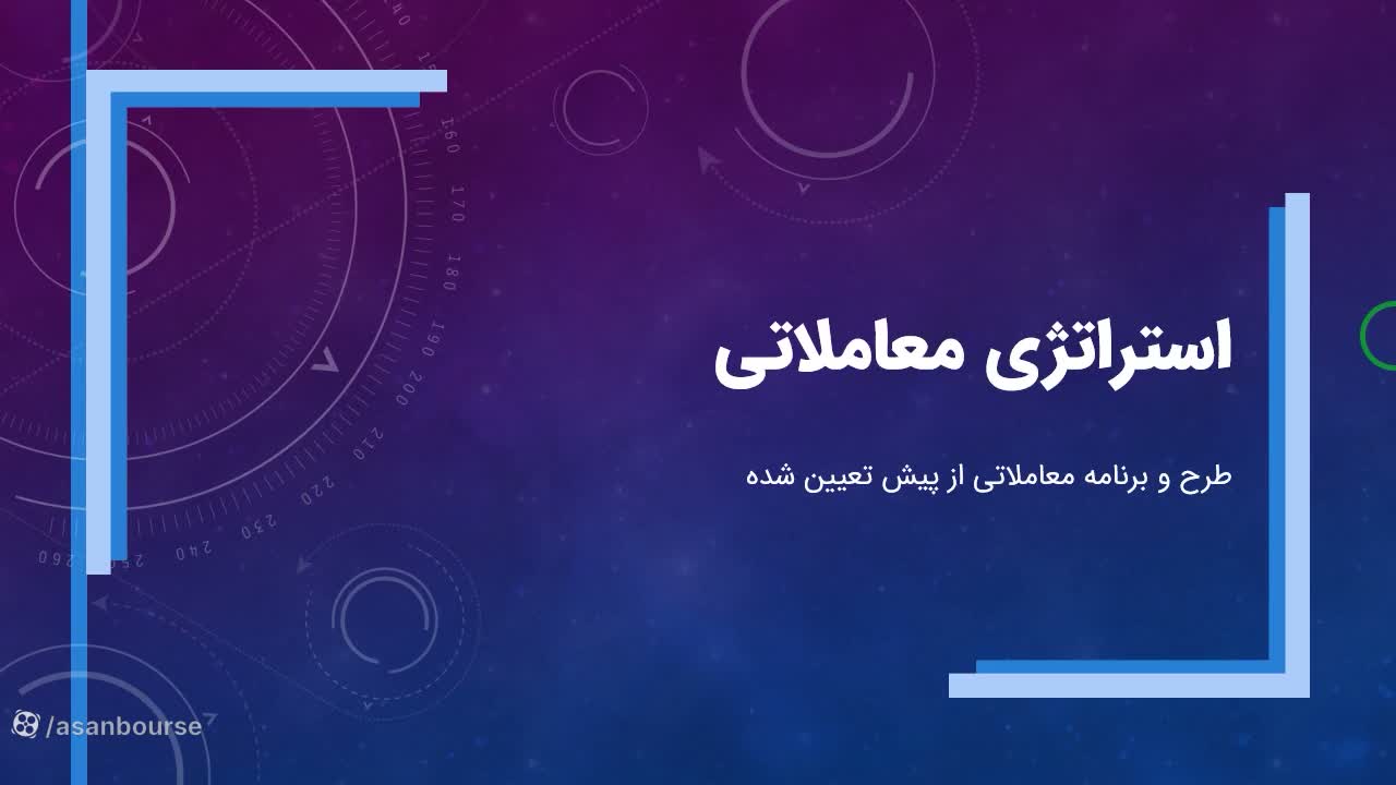 تعریف استراتژی معاملاتی به عنوان طرح و برنامه از پیش تعیین شده