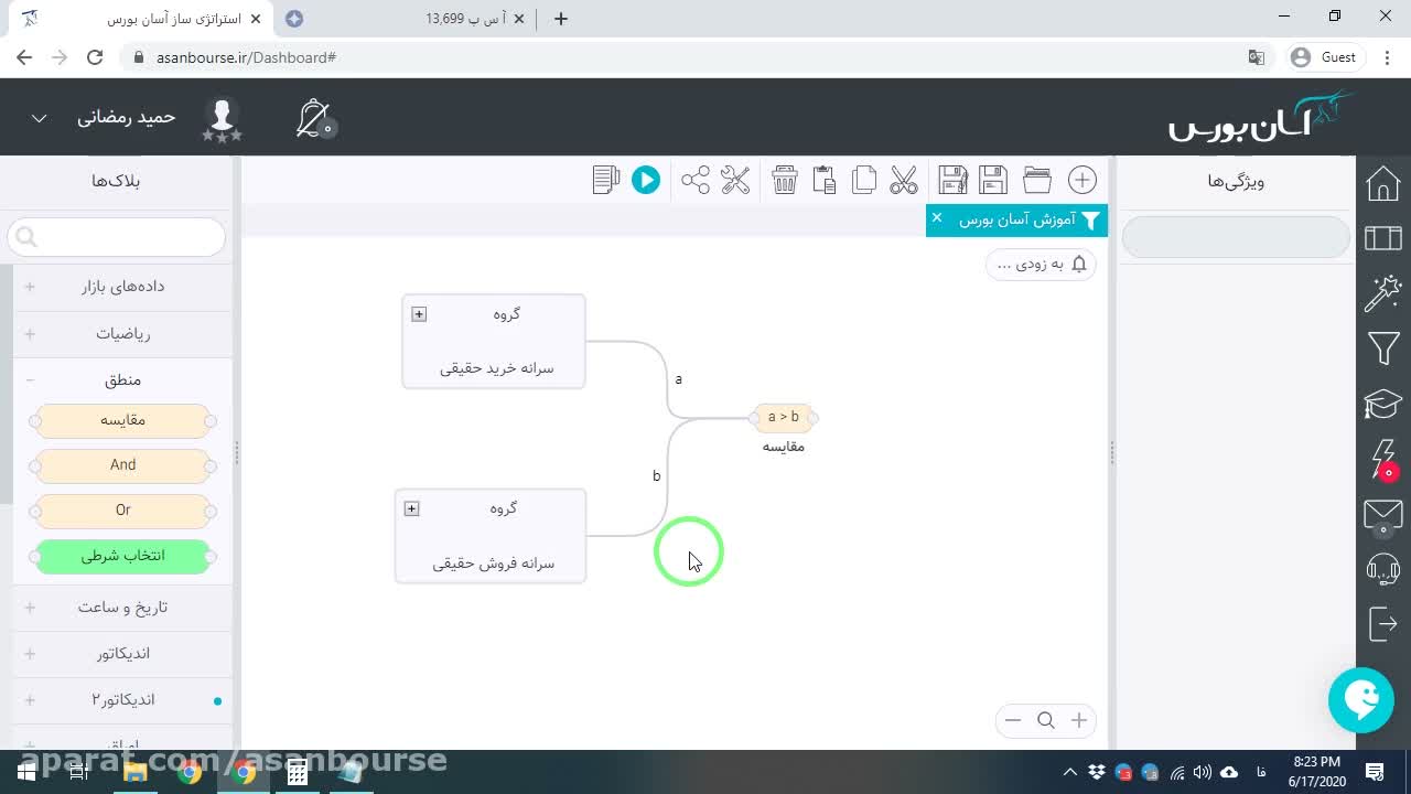 نمایش نتایج فیلتر و لیست ۲۵۶ سهم شناسایی شده