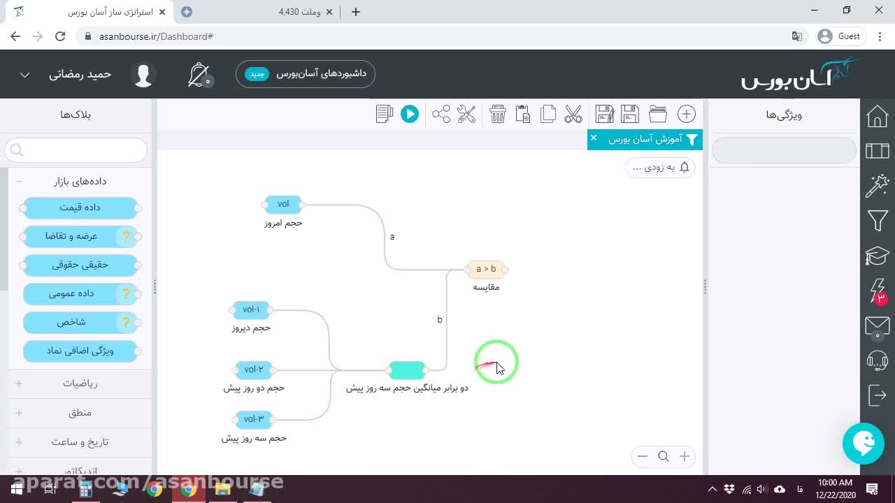 ضرب کردن میانگین در عدد دو برای تکمیل شرط