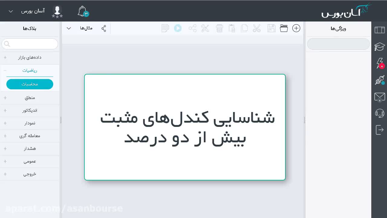 تعریف کندل مثبت: قیمت بسته شدن بیشتر از باز شدن