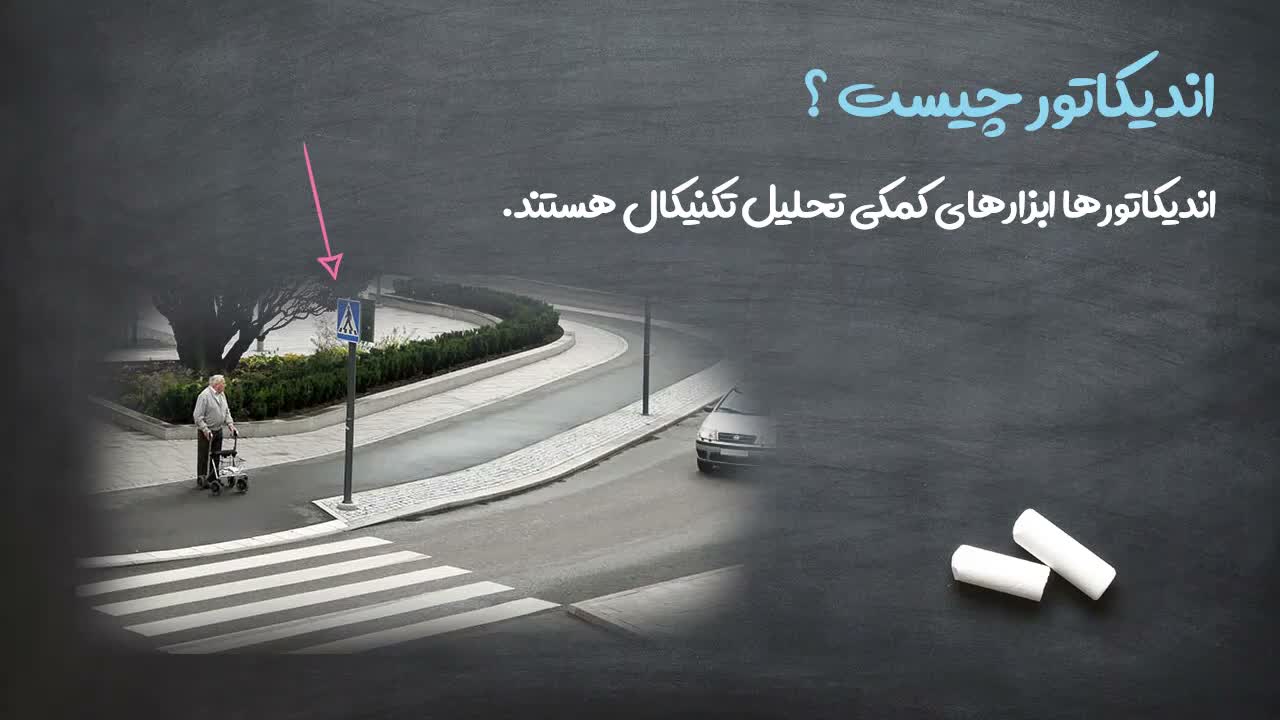 مثال خط عابر پیاده برای درک مفهوم اندیکاتور