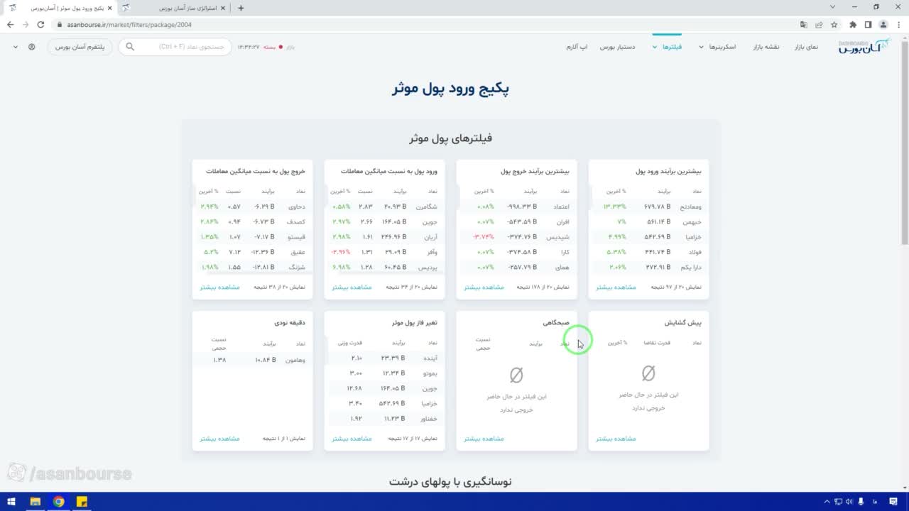 توضیح عملکرد کلی فیلتر صبحگاهی و هدف آن
